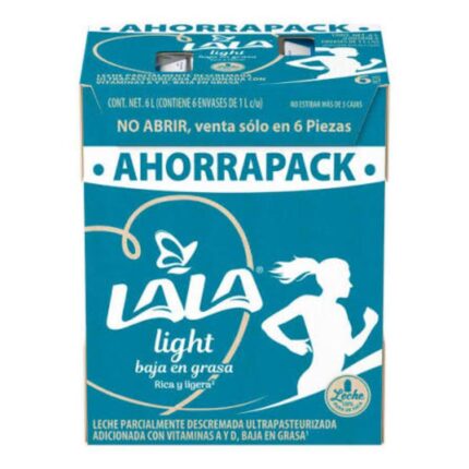 Leche light 6 pack 1lt