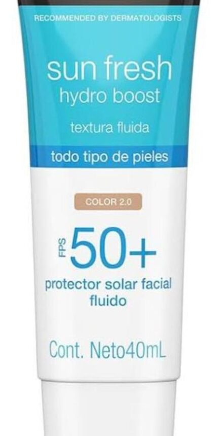 Protector solar Neutrogena Sunfresh facial FPS 50+ tono medio 40 g
